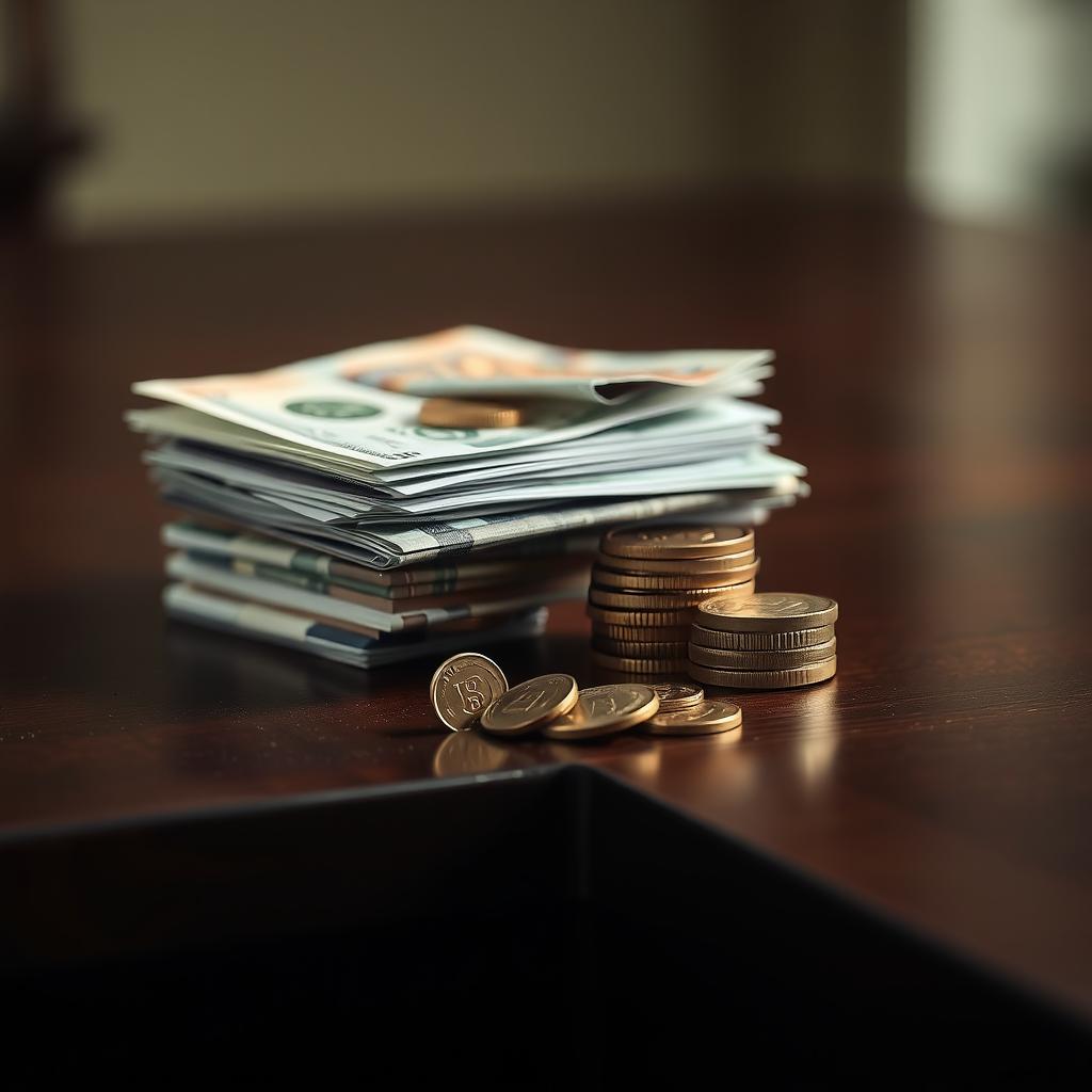 Pessoa olhando para um extrato bancário com preocupação, simbolizando a descoberta de despesas ocultas.
