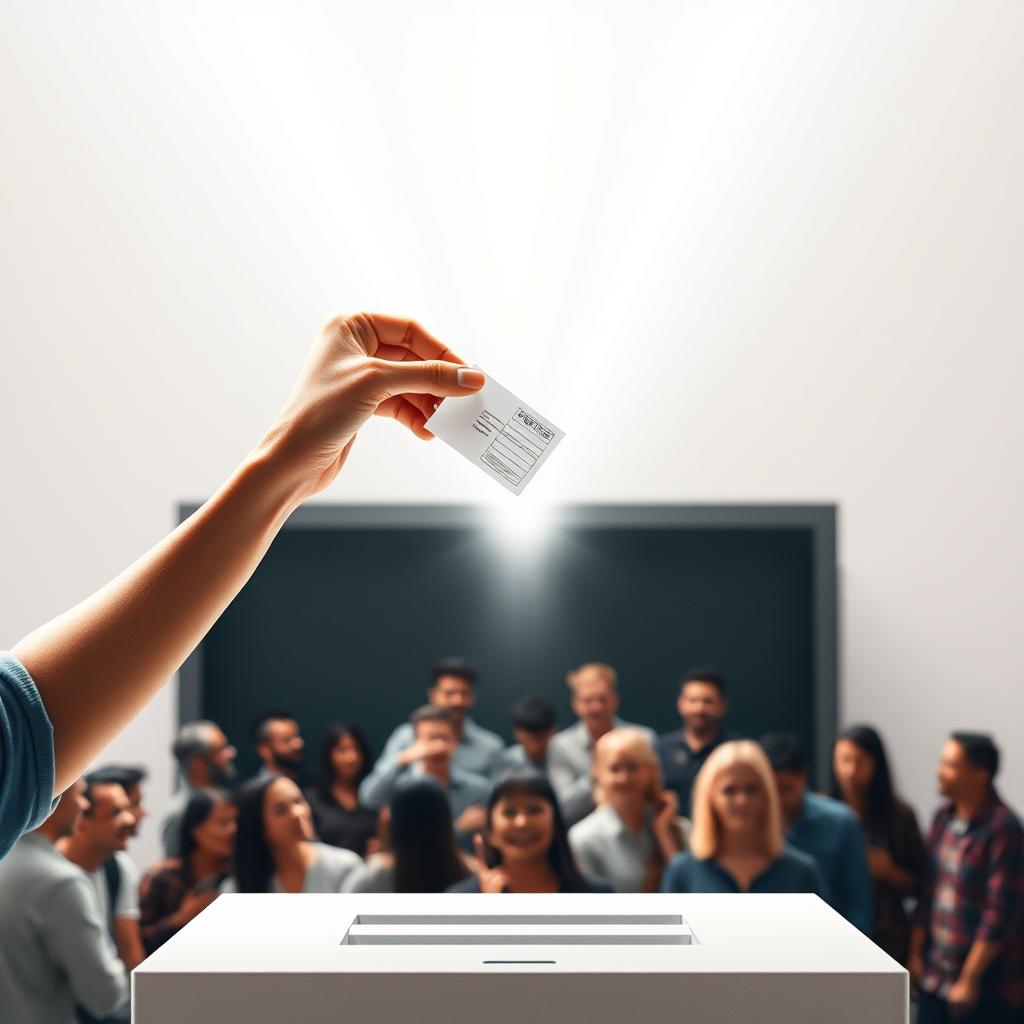 Grupo de cidadãos participando de um debate público