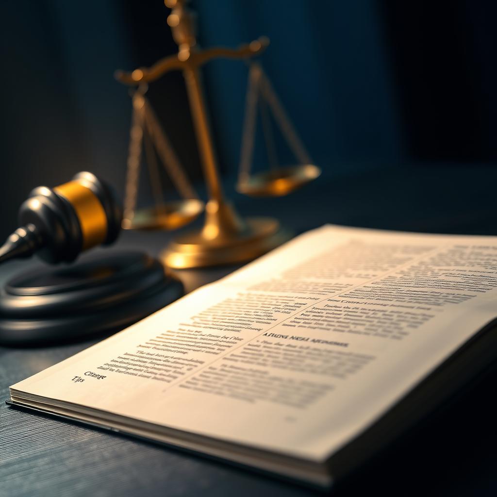 Pilha de livros de direito e documentos, simbolizando a vastidão da legislação e a necessidade de estudo contínuo