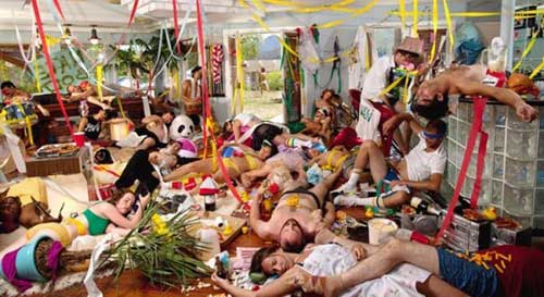 sonhar com festas