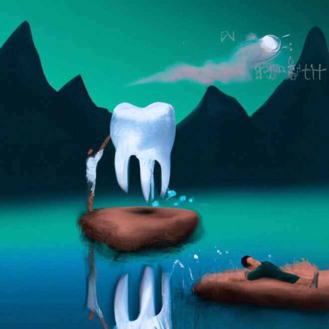 Imagem de capa do post Significado de Sonhar com Dente Nascendo com um desenho digital