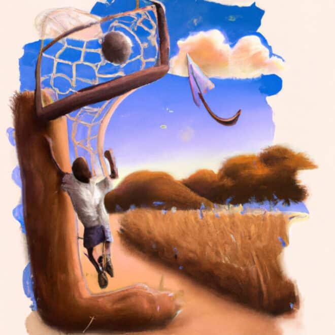 Imagem de capa do post O Que Significa Sonhar Pegando Uma Goleada? com um desenho digital