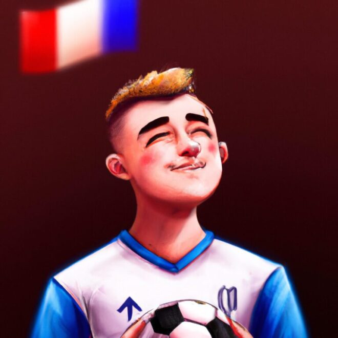 Imagem de capa do post O Que Significa Sonhar Com Time Da França? com um desenho digital
