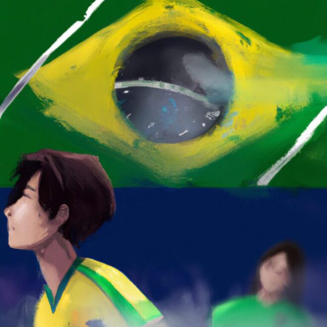 Imagem de capa do post Sonhar com Brasil vs Alemanha: O que significa? com um desenho digital