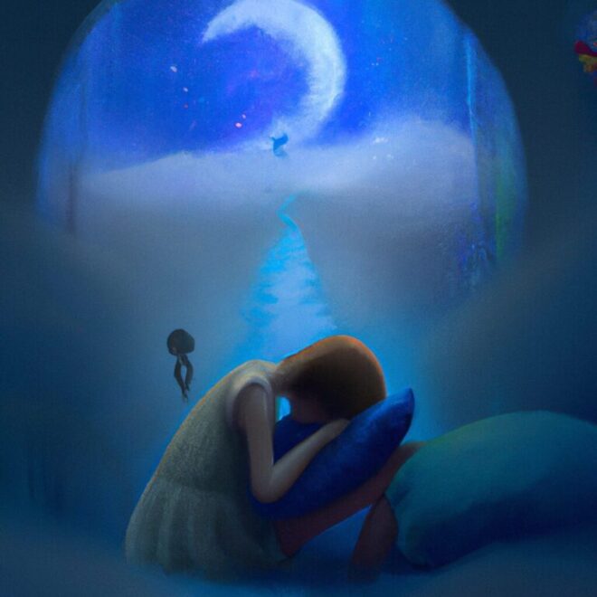 Imagem de capa do post O que significa sonhar com sequestro de filha? com um desenho digital