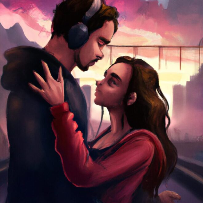 Imagem de capa do post Sonhar com seu namorado te traindo: o que significa? com um desenho digital