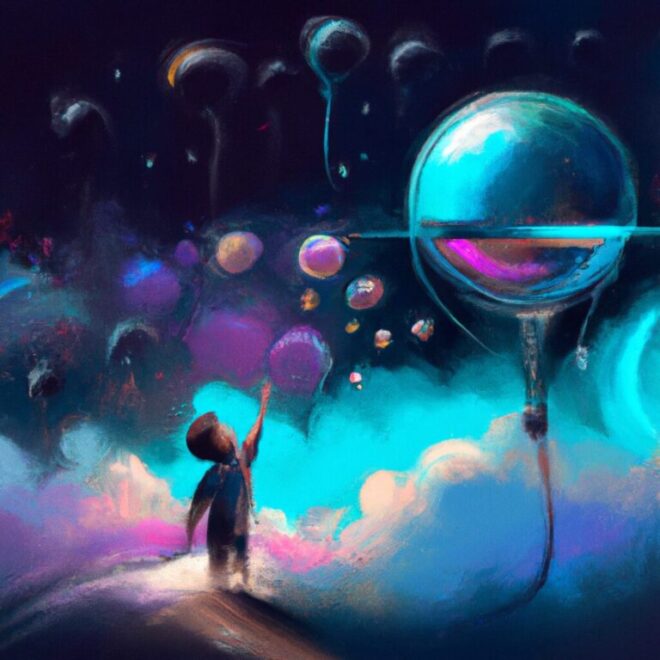 Imagem de capa do post Sonhar com Sonho: o que significa? com um desenho digital