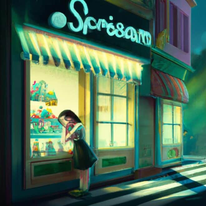 Imagem de capa do post A Sorveteria dos Sonhos: O Que Significa Sonhar Com Sorveter? com um desenho digital