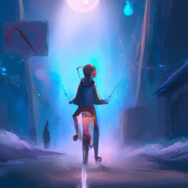 Imagem de capa do post Andando de bicicleta: O que os seus sonhos podem significar com um desenho digital
