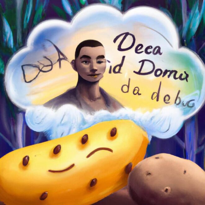 Imagem de capa do post , Numerologia e Mais. Sonhar com Batata Doce: Jogo do Bixo, Numerologia e Mais com um desenho digital