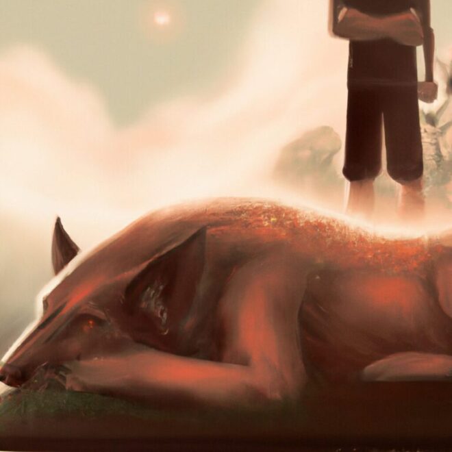Imagem de capa do post Qual o Significado de Sonhar com Cachorro Te Mordendo? Saiba Mais com um desenho digital