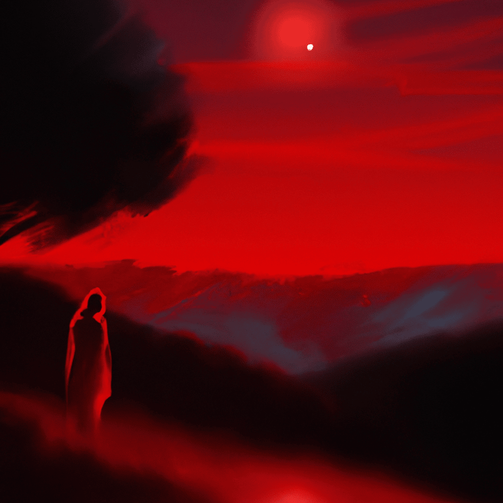 Imagem de capa do post O Que é Sonhar com a Cor Vermelha? Descubra Agora! com um desenho digital
