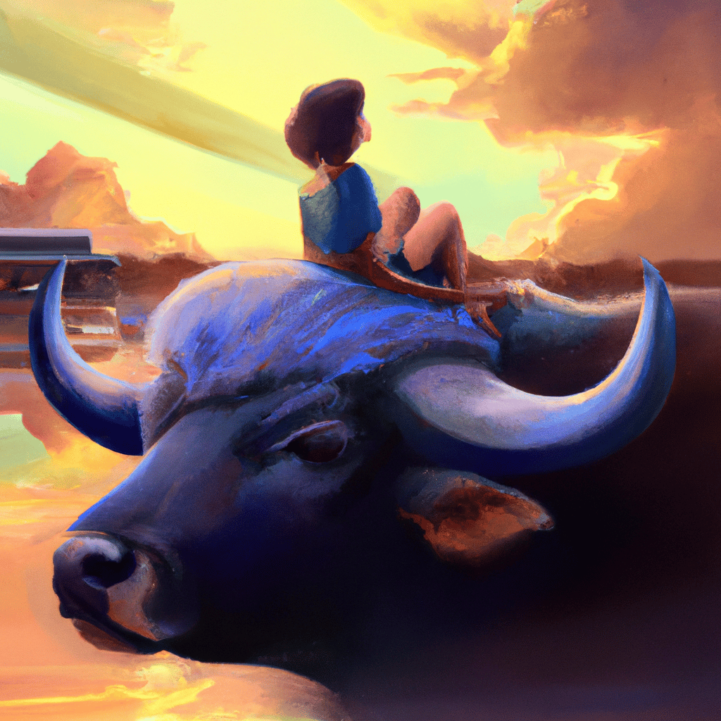 Imagem de capa do post Descubra o Que Significa Sonhar com Touro! com um desenho digital