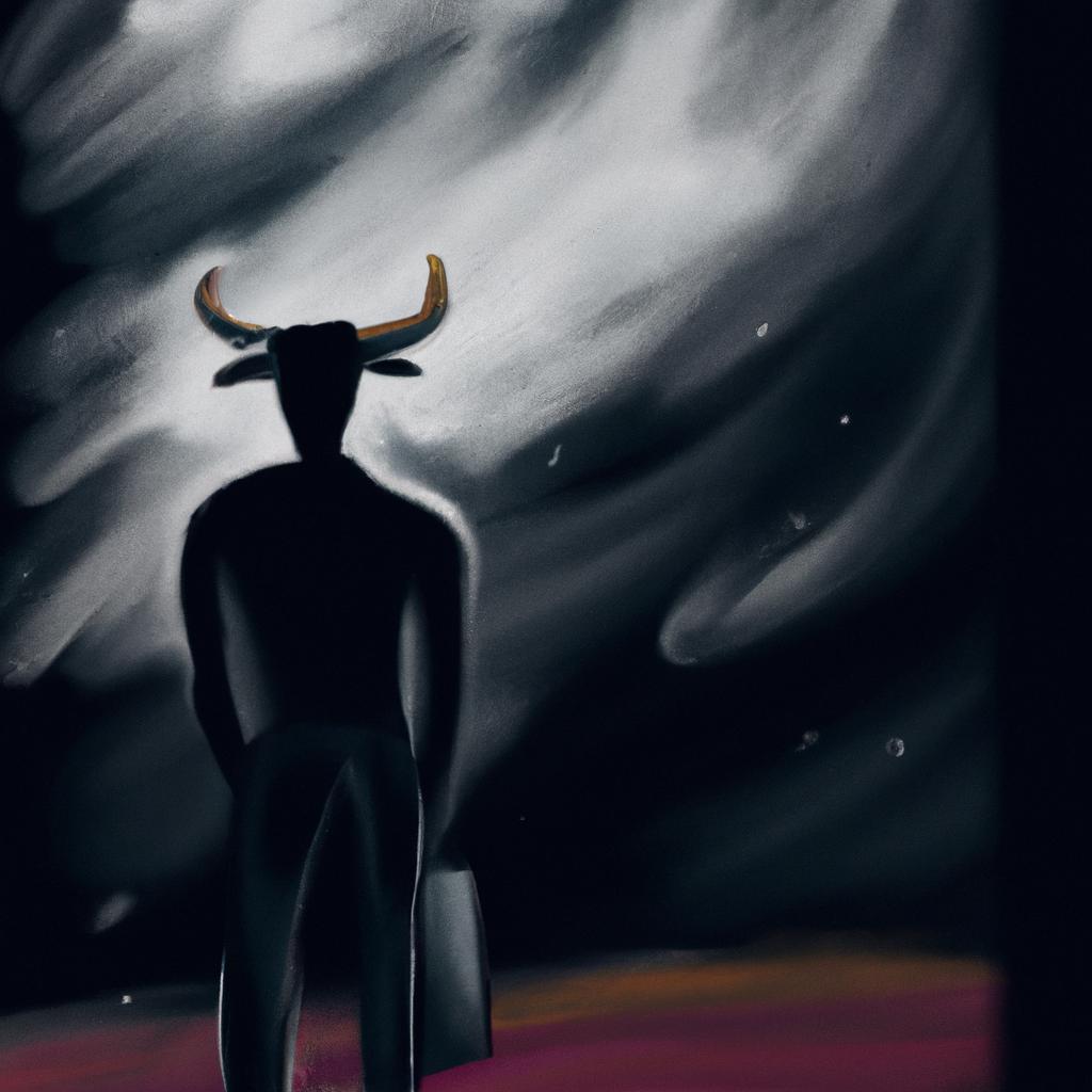 Imagem de capa do post Descubra o Que Significa Sonhar com Boi Bravo Preto! com um desenho digital