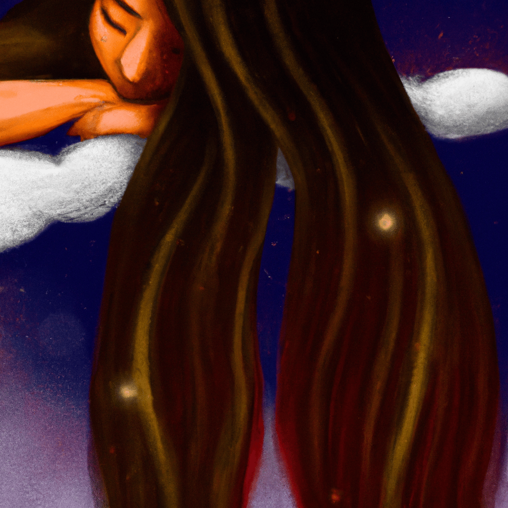 Imagem de capa do post Descubra o que Significa Sonhar com Cabelo Longo! com um desenho digital
