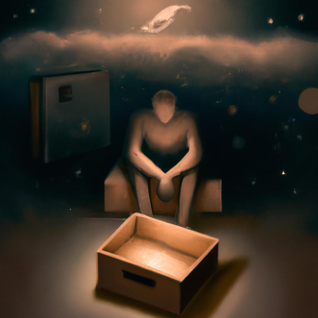 Imagem de capa do post "Descubra o Que Significa Sonhar com Caixa em 60 Segundos!" com um desenho digital