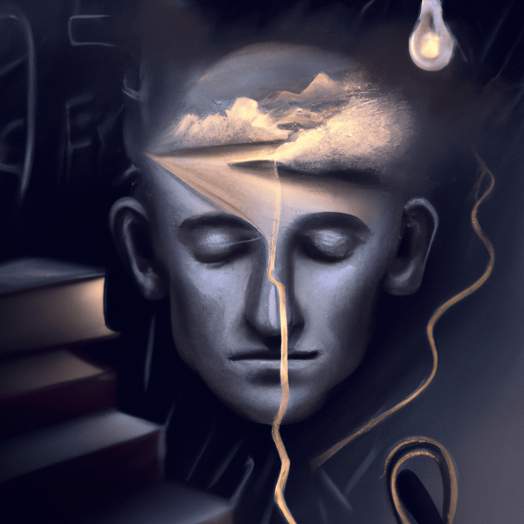 Imagem de capa do post "Descubra o Que Significa Sonhar com Crânio Humano!" com um desenho digital