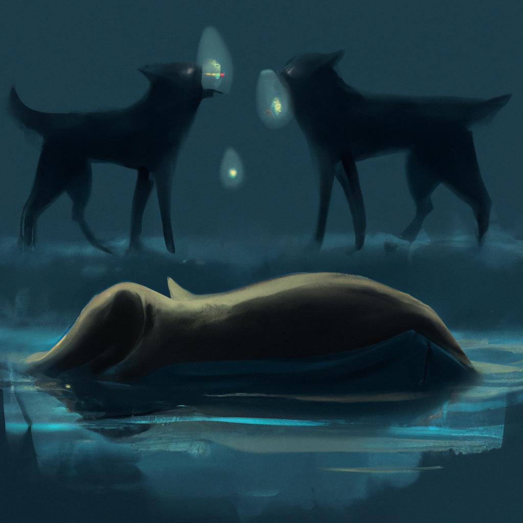 Imagem de capa do post Descubra: O Que Significa Sonhar Com Dois Cachorros? com um desenho digital