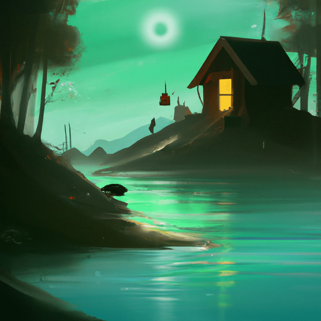 Imagem de capa do post Descubra o Significado de Sonhar com Lago Verde! com um desenho digital