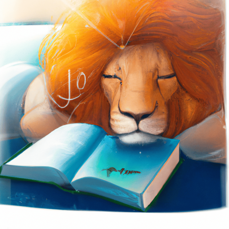 Imagem de capa do post O Que Significa Sonhar Com Leão Na Bíblia? com um desenho digital