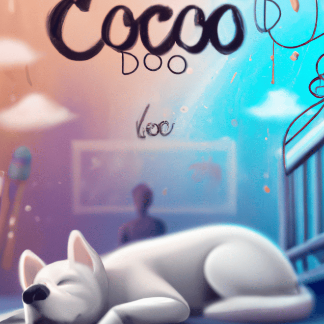 Imagem de capa do post "O que significa Sonhar com Muito Cocô de Cachorro?" com um desenho digital