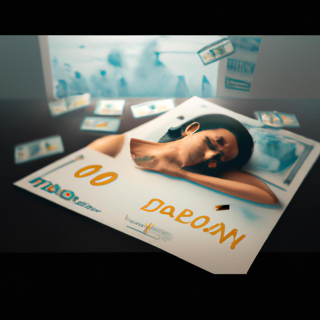 Imagem de capa do post "Descubra o que Significa Sonhar com Muito Dinheiro de Papel!" com um desenho digital