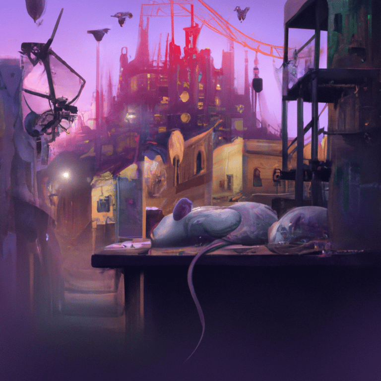 Imagem de capa do post O Que Significa Sonhar Com Muitos Ratos? com um desenho digital