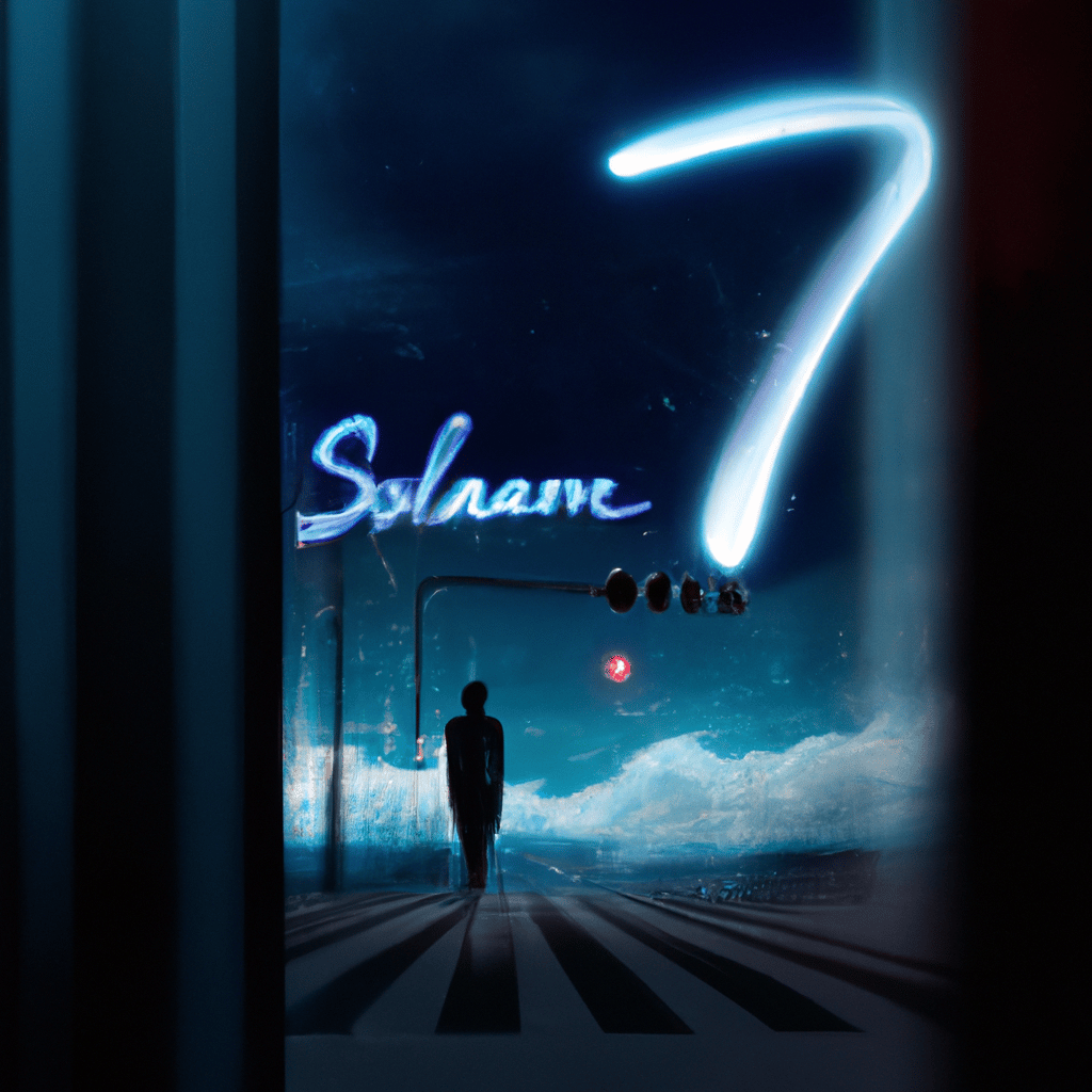 Imagem de capa do post Descubra o Que Significa Sonhar com o Número 7! com um desenho digital
