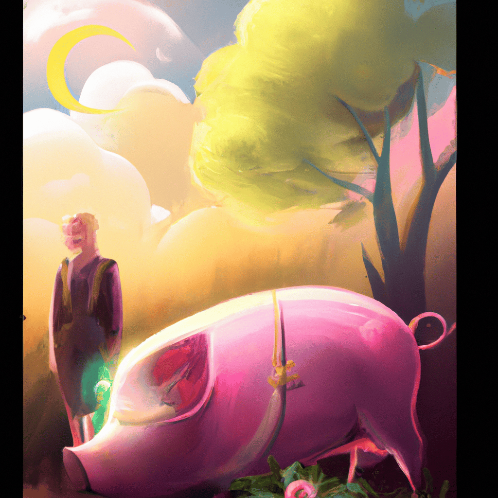Imagem de capa do post Descubra o que Significa Sonhar com Porco Bravo! com um desenho digital