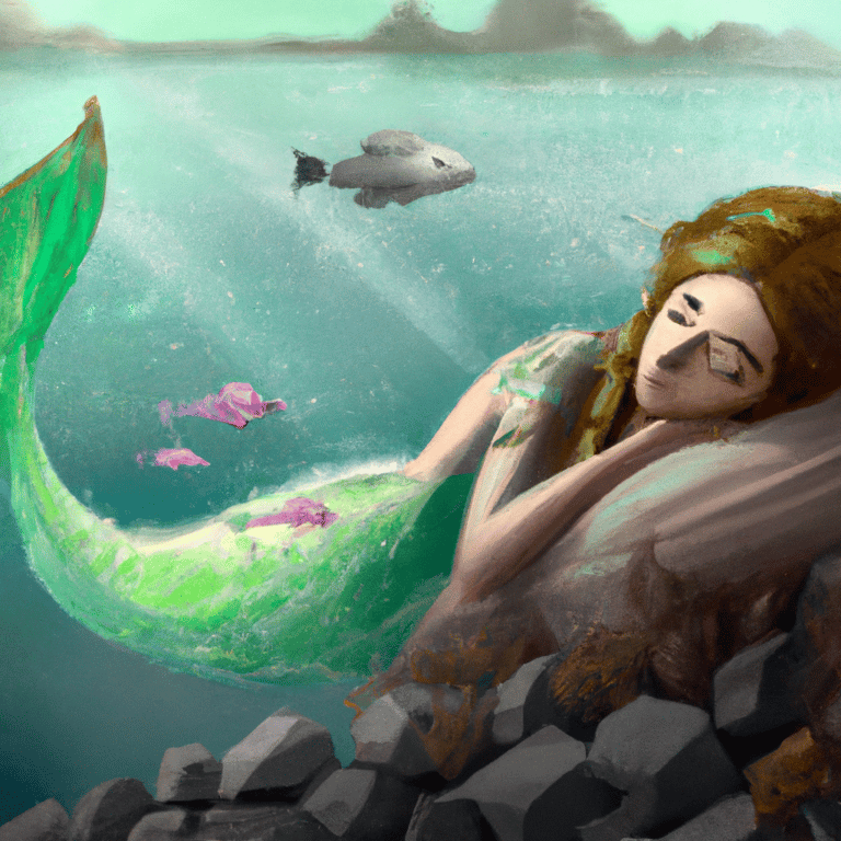 Imagem de capa do post O que Significa Sonhar com Sereia? com um desenho digital