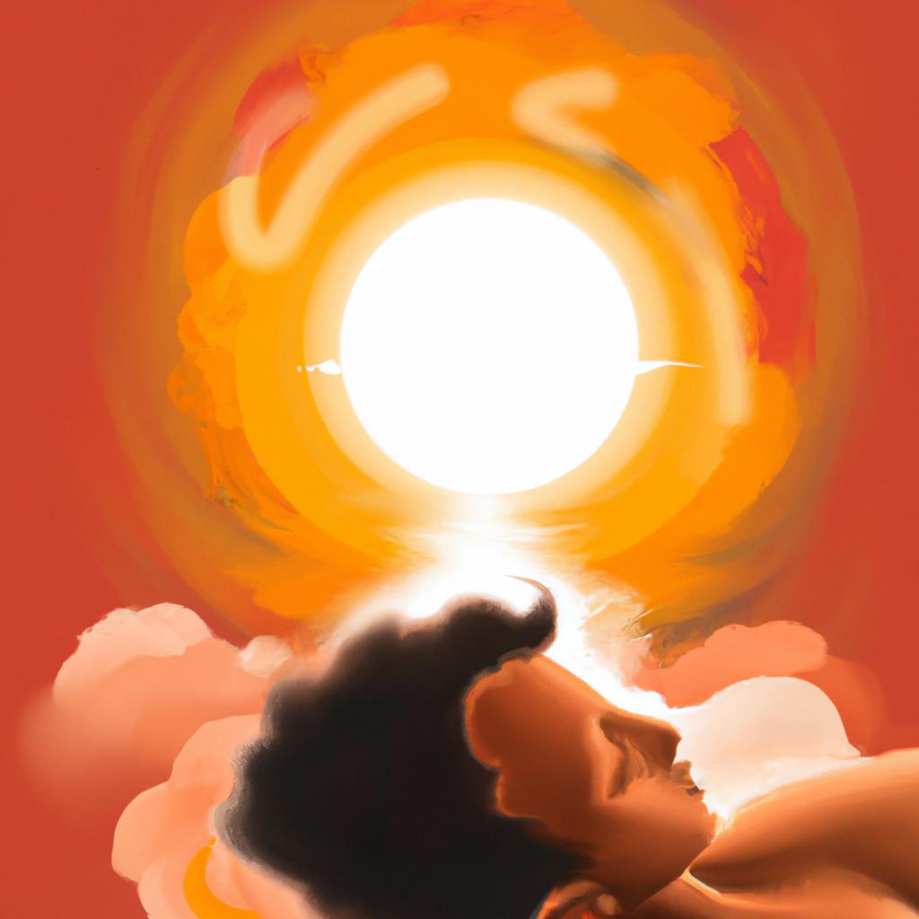 Imagem de capa do post "O Que Significa Sonhar Com Sol? Descubra Agora!" com um desenho digital