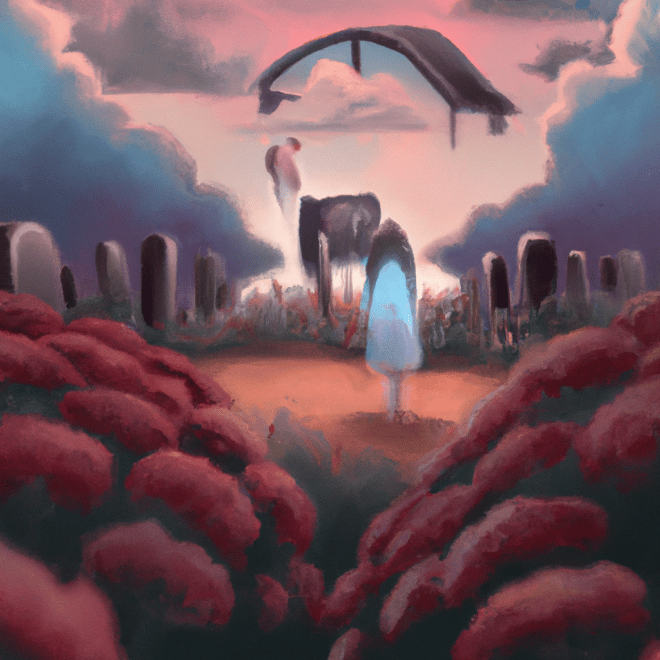 Imagem de capa do post Não é só você! Descubra o que significa sonhar com alguém que já morreu com um desenho digital