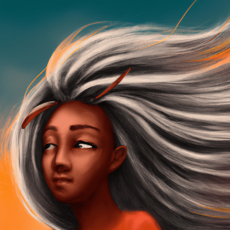 Imagem de capa do post Sonhar com cabelo: o que significa? com um desenho digital