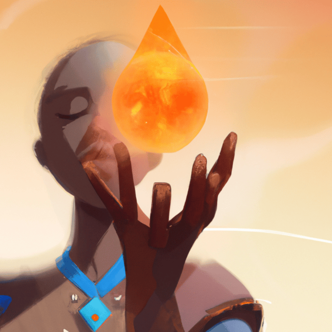 Imagem de capa do post Macumba: o que significa sonhar com esse ritual? com um desenho digital