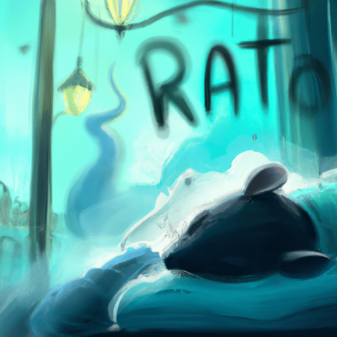 Imagem de capa do post Saiba o que significa sonhar com RATO e surpreenda-se com a interpretação! com um desenho digital