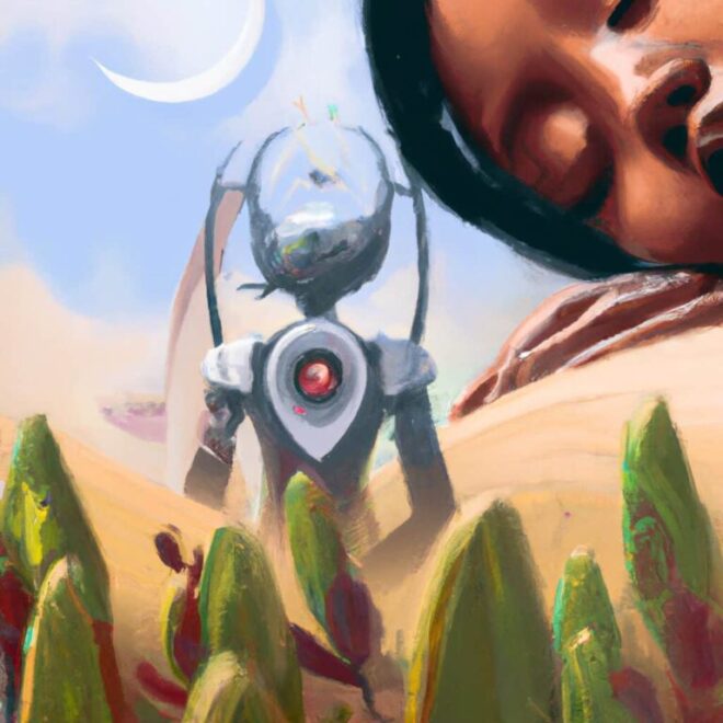 Imagem de capa do post Significado de sonhar com horta: o que pode representar? com um desenho digital