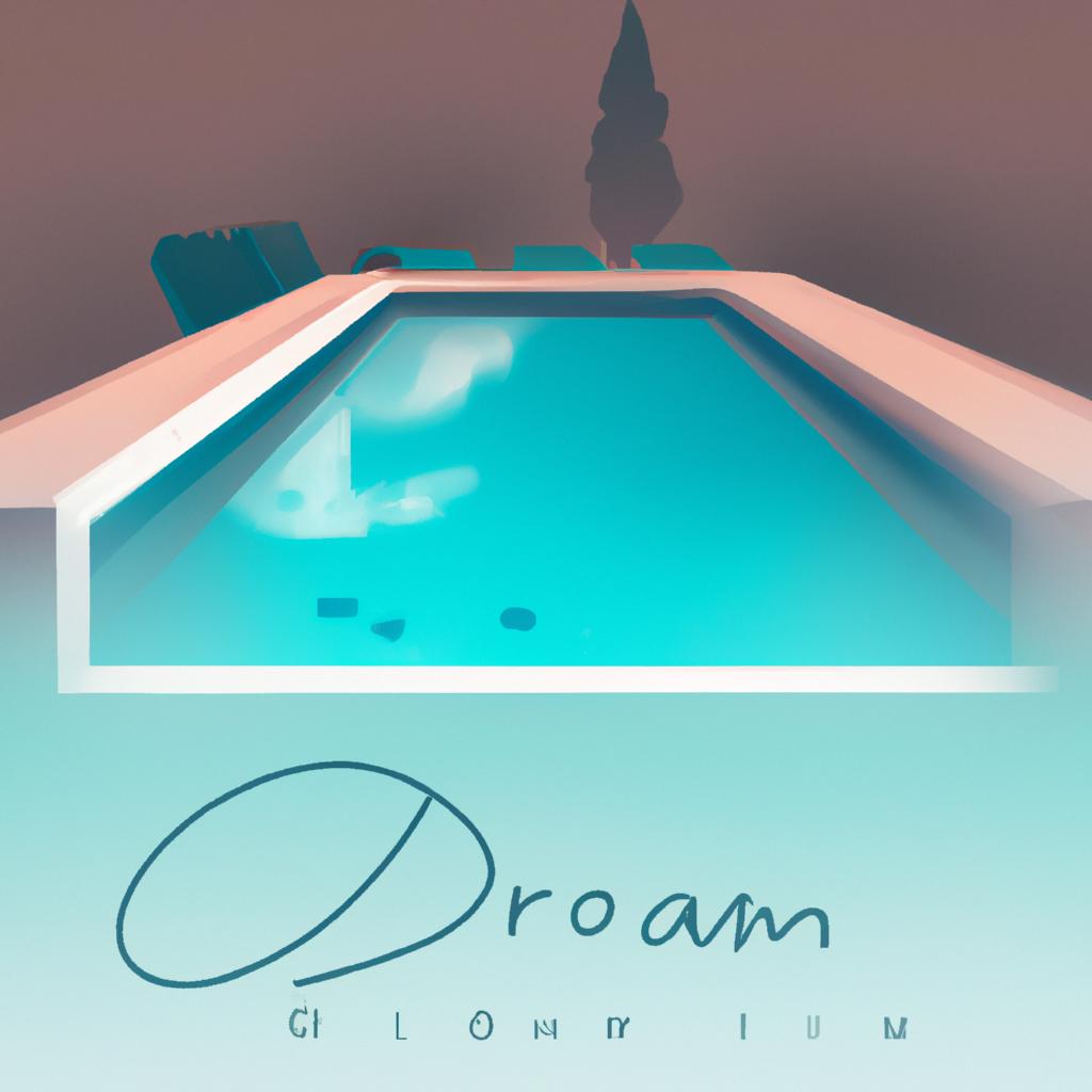 Imagem de capa do post "Sonhar com Piscina Suja: Descubra o Significado Por Trás!" com um desenho digital