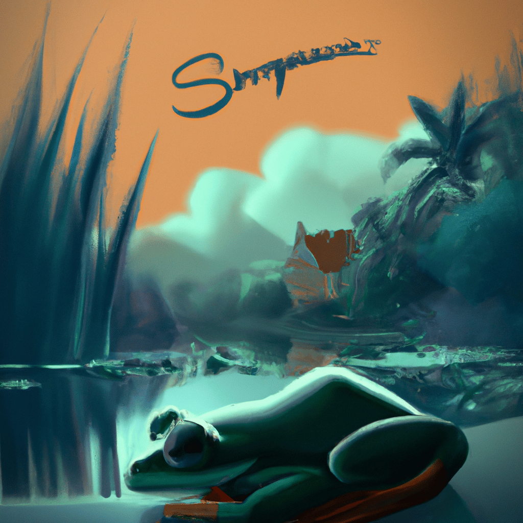 Imagem de capa do post Descubra o Significado de Sonhar com Sapo Grande! com um desenho digital