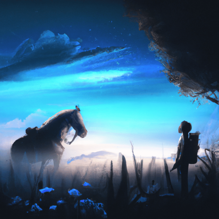 Imagem de capa do post Significado de Sonhar com Cavalo: O Que Significa este Sonho? com um desenho digital