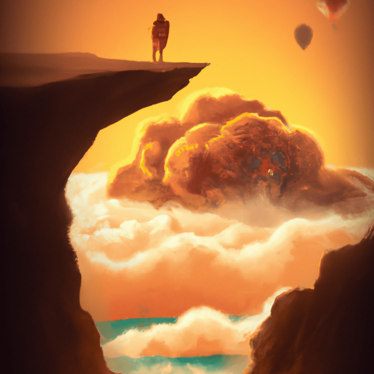 Imagem de capa do post sonha com abismo: Por que Abismos Aparecem Em Nosso Sonhos? com um desenho digital
