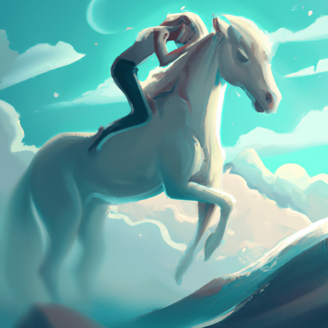sonha com cavalo branco2