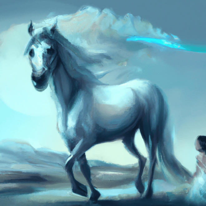 sonha com cavalo branco3