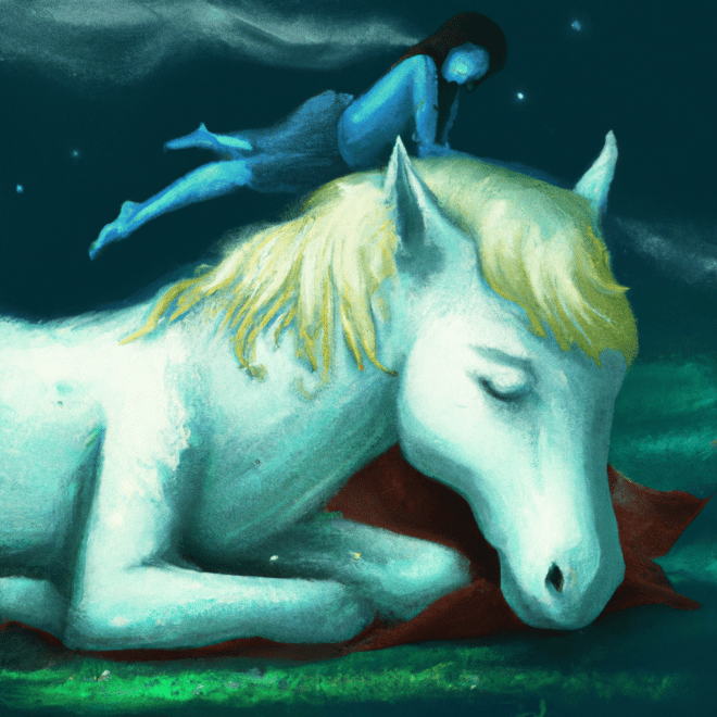 sonha com cavalo branco4