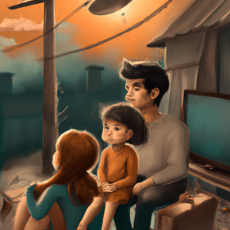 Imagem de capa do post Sonhar com a familia do ex namorado: o que significa? com um desenho digital