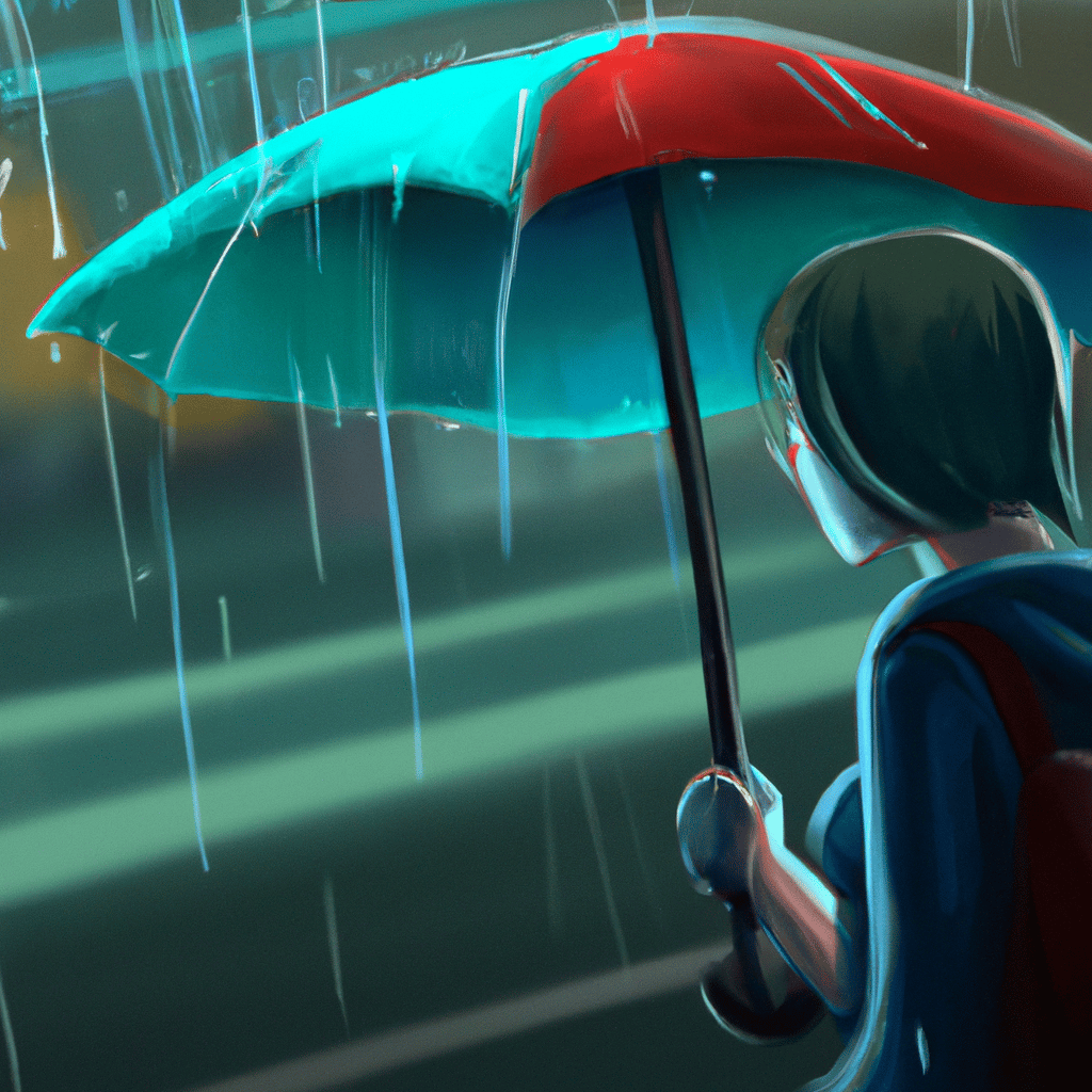 Imagem de capa do post "Descubra o Significado de Sonhar com Água Barrenta de Chuva!" com um desenho digital