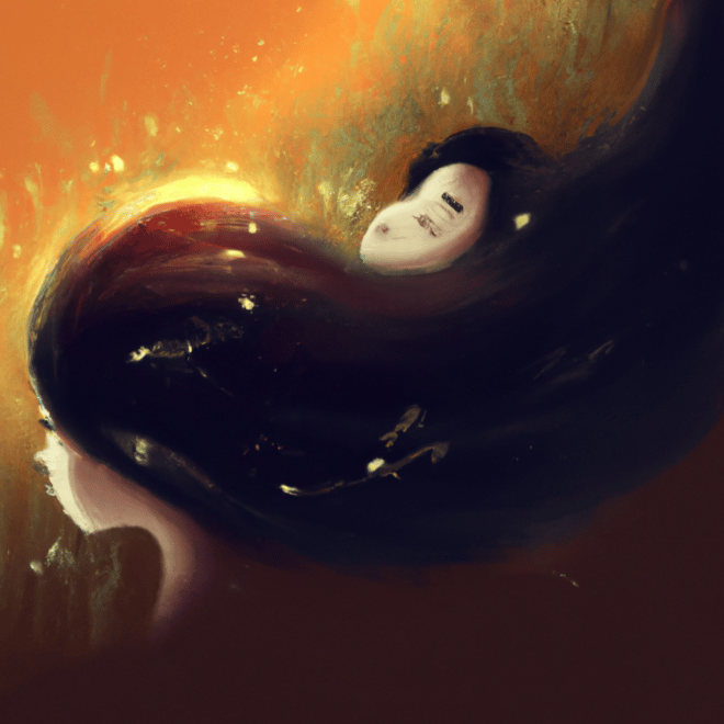 Imagem de capa do post Sonhar com Alguém Mexendo no Seu Cabelo: O Que Significa? com um desenho digital