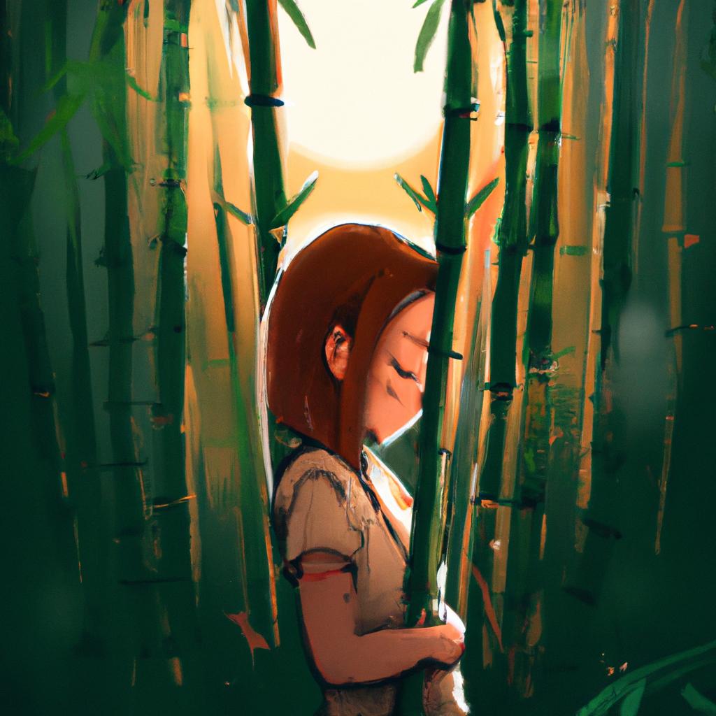 Imagem de capa do post "Descubra o Significado de Sonhar com Bambu!" com um desenho digital