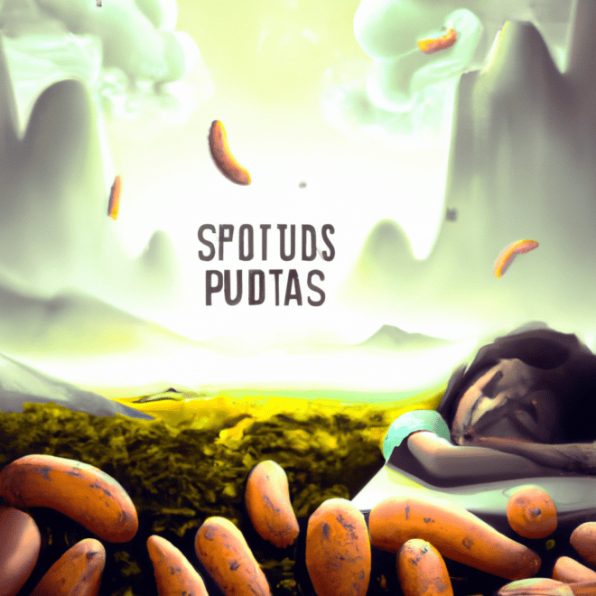 Imagem de capa do post Sonhar com Batatas: Entenda seu Significado Através dos Sonhos! com um desenho digital
