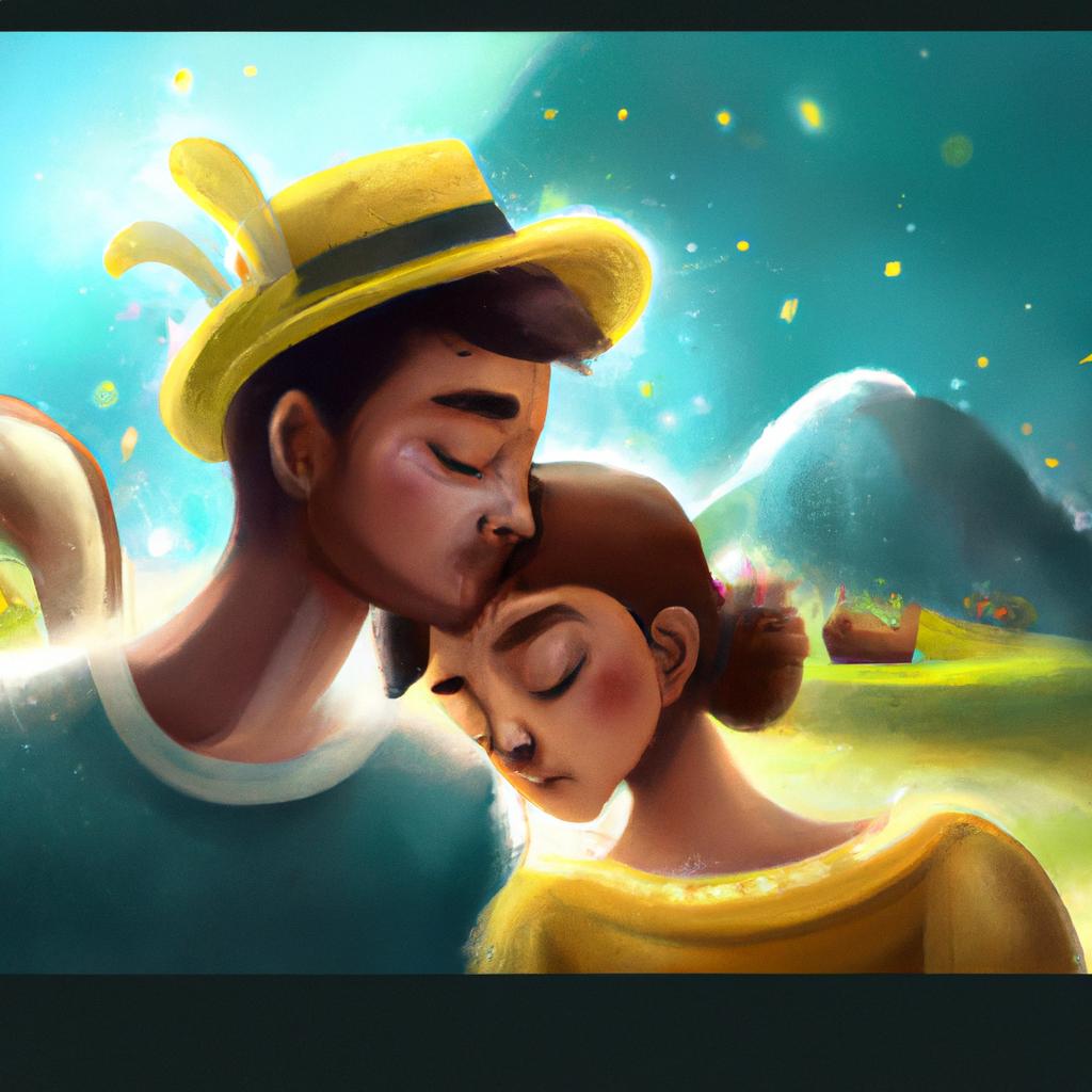 Imagem de capa do post "Descubra o Significado de 'Sonhar com Beijo no Jogo do Bicho'!" com um desenho digital