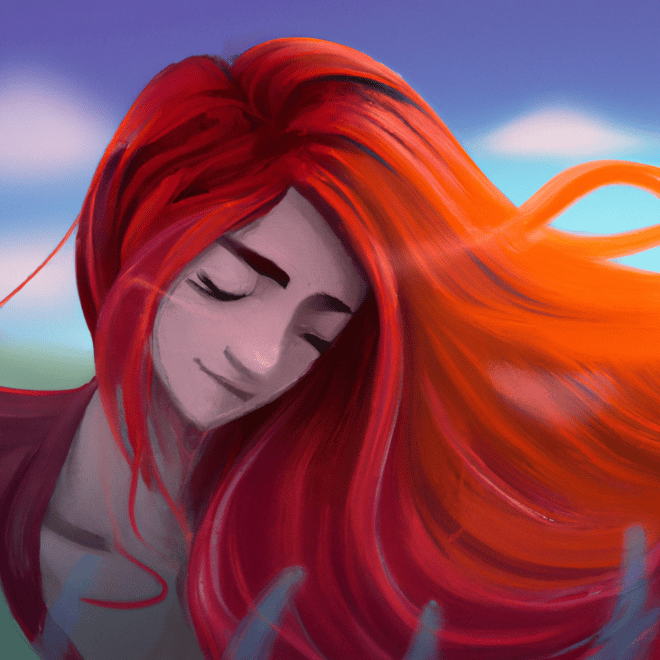 sonhar com cabelo vermelho4